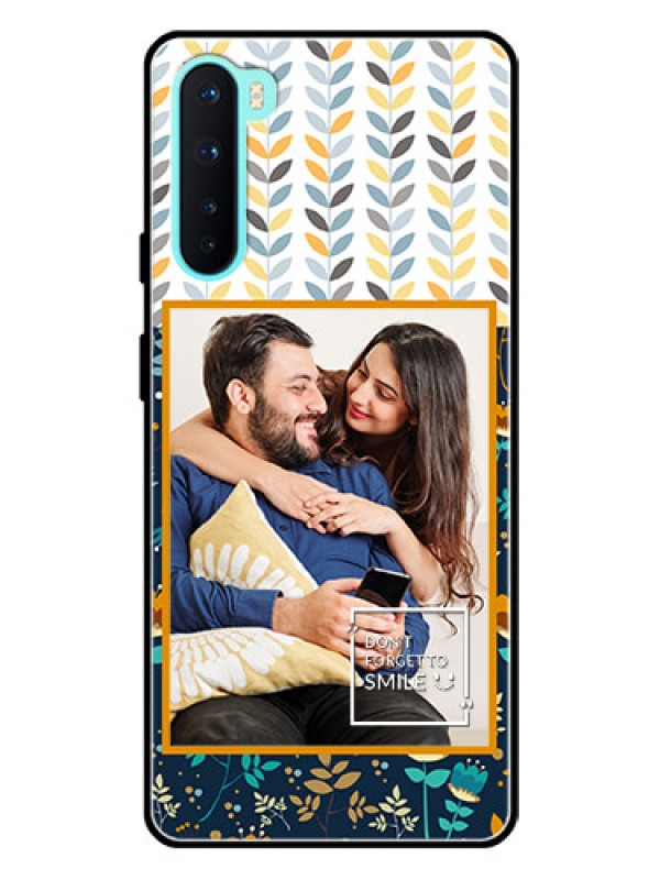 Custom Oneplus Nord 5G Custom Glass Mobile Case  - Pattern Design