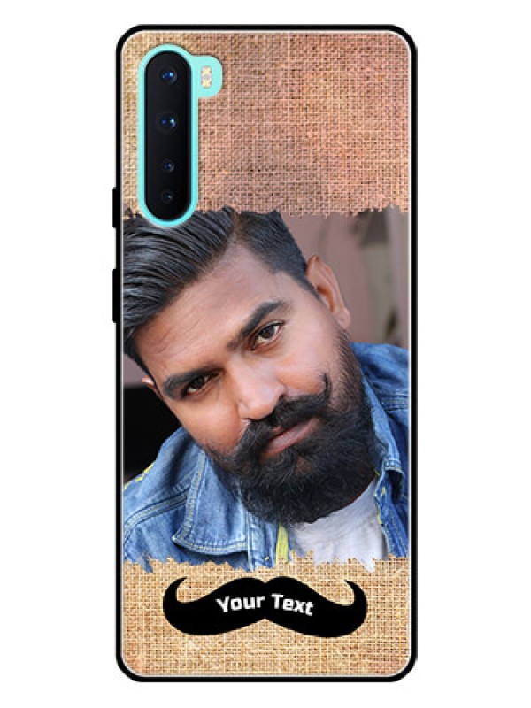 Custom Oneplus Nord 5G Personalized Glass Phone Case  - with Texture Design