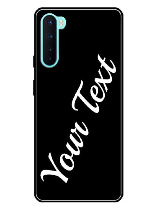Custom Oneplus Nord 5G Custom Glass Mobile Cover with Your Name