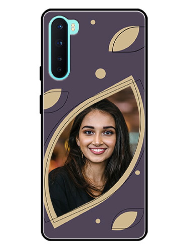 Custom OnePlus Nord 5G Custom Glass Mobile Case - Falling Leaf Design