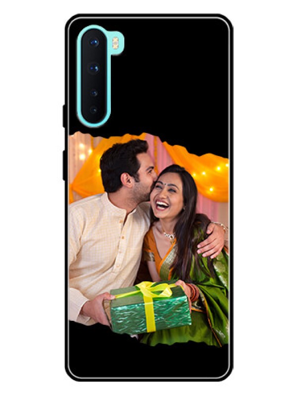 Custom OnePlus Nord 5G Custom Glass Phone Case - Tear-off Design