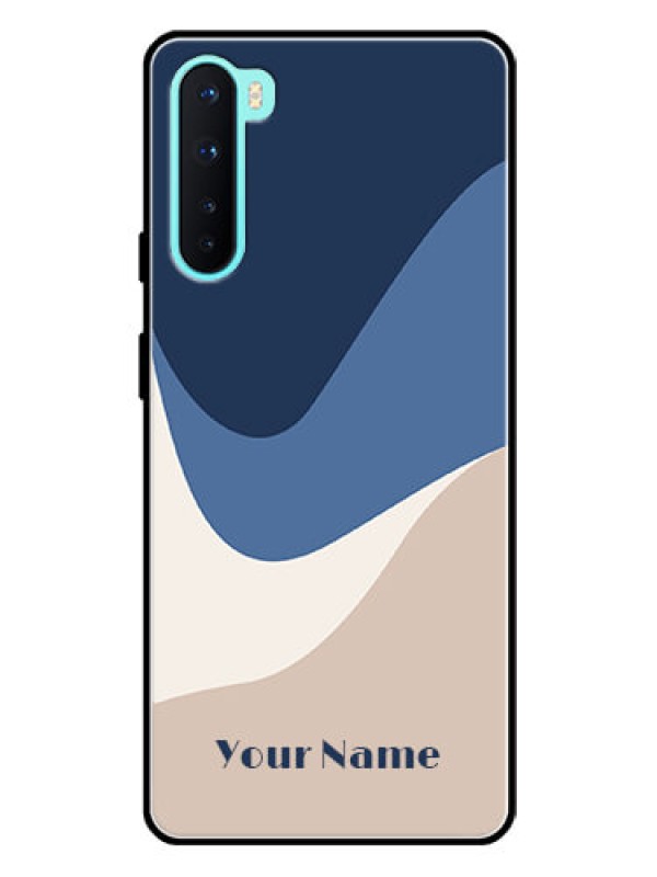 Custom OnePlus Nord 5G Custom Glass Phone Case - Abstract Drip Art Design