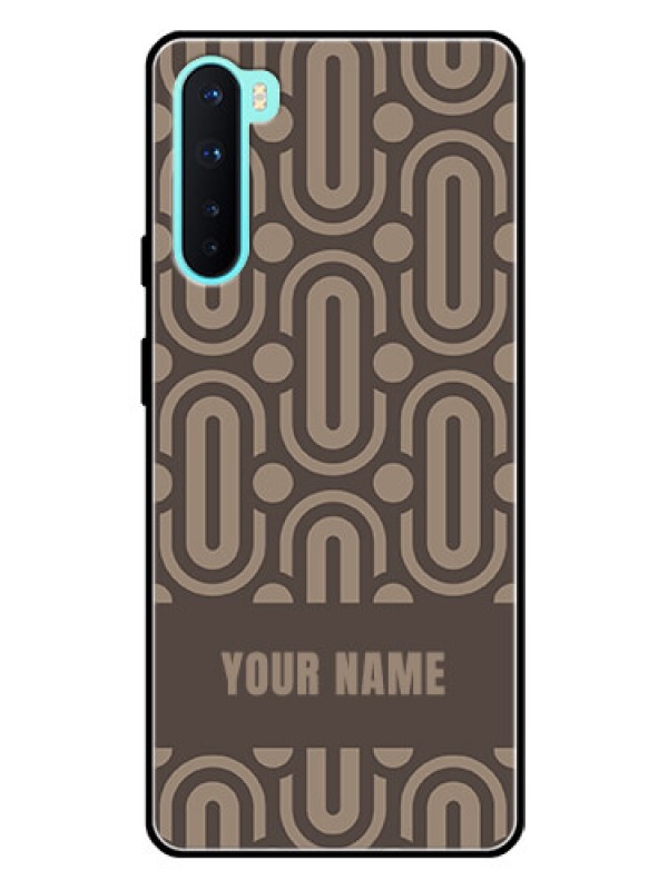 Custom OnePlus Nord 5G Custom Glass Phone Case - Captivating Zero Pattern Design