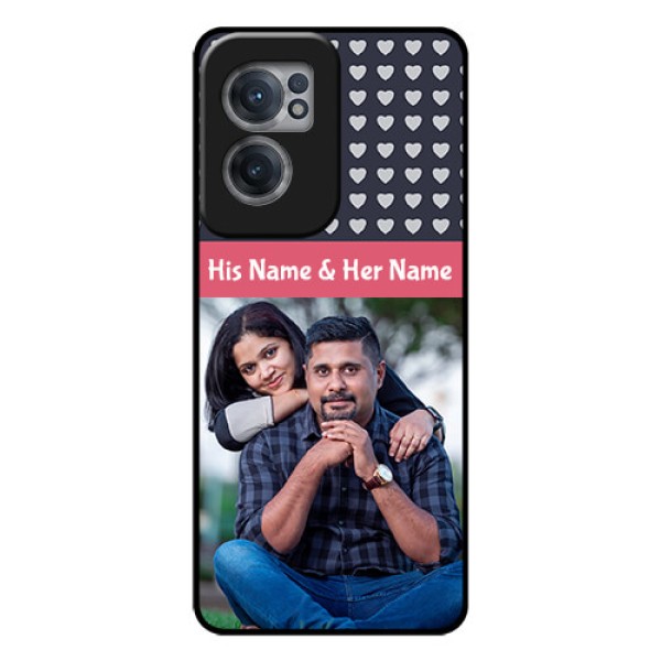 OnePlus Nord CE 2 5G Custom Glass Mobile Case - Love Symbols Design