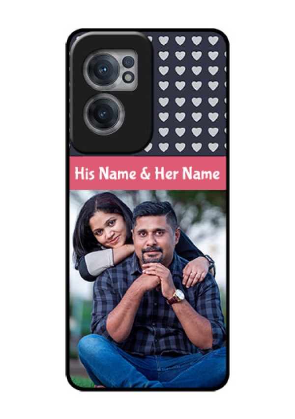 OnePlus Nord CE 2 5G Custom Glass Mobile Case - Love Symbols Design