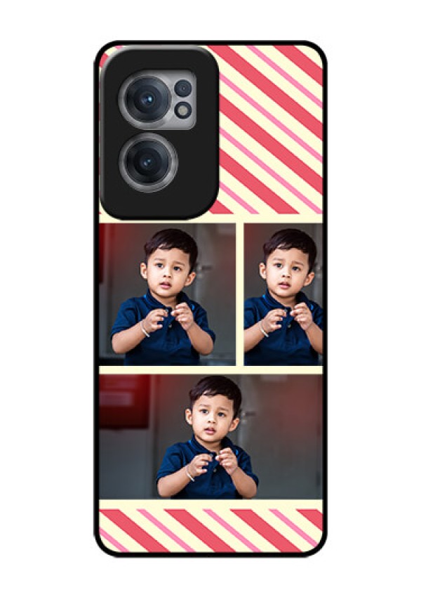 OnePlus Nord CE 2 5G Personalized Glass Phone Case - Picture Upload Mobile Case Design