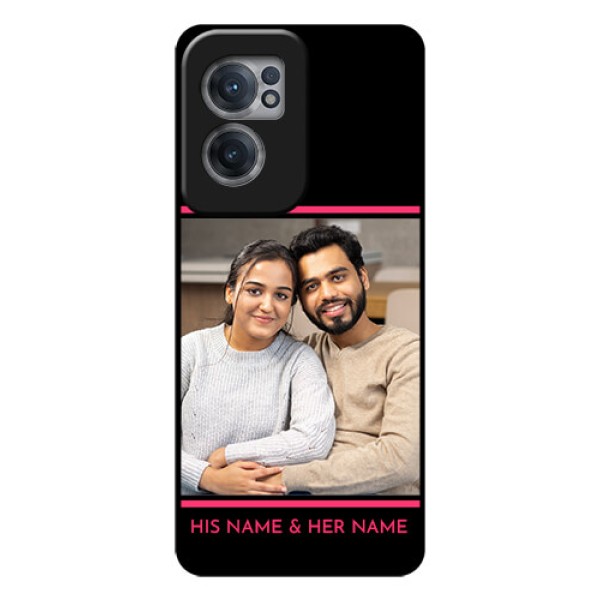 OnePlus Nord CE 2 5G Custom Glass Mobile Case - with Add Text Design