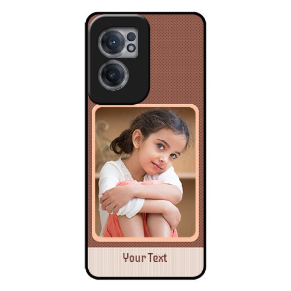 OnePlus Nord CE 2 5G Custom Glass Phone Case - Simple Pic Upload Design