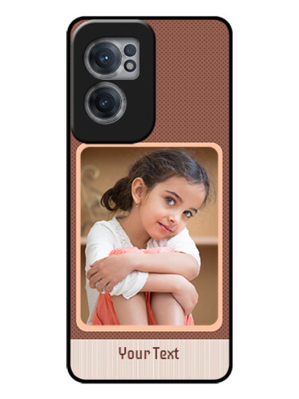 Custom OnePlus Nord CE 2 5G Custom Glass Phone Case - Simple Pic Upload Design