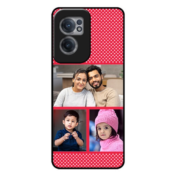 OnePlus Nord CE 2 5G Personalized Glass Phone Case - Bulk Pic Upload Design