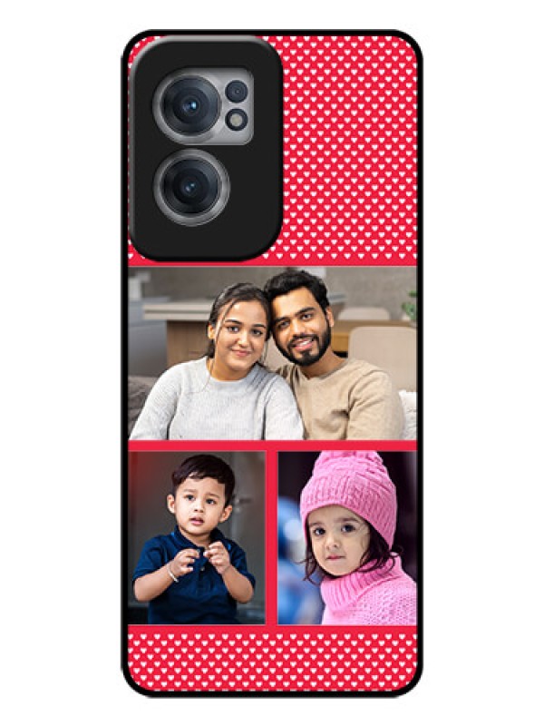 Custom OnePlus Nord CE 2 5G Personalized Glass Phone Case - Bulk Pic Upload Design