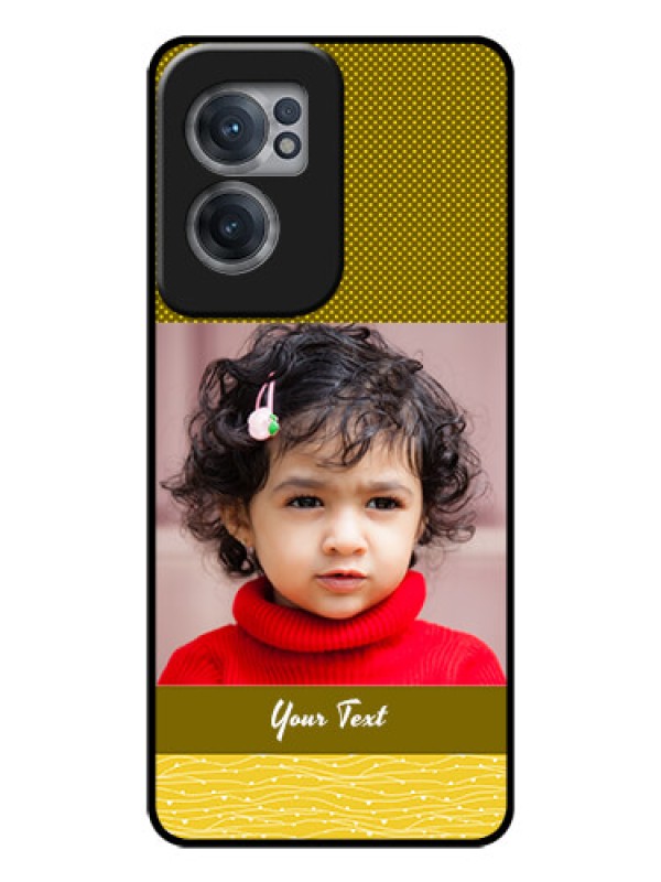 Custom OnePlus Nord CE 2 5G Custom Glass Phone Case - Simple Green Color Design
