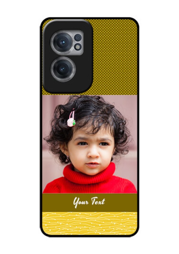 OnePlus Nord CE 2 5G Custom Glass Phone Case - Simple Green Color Design