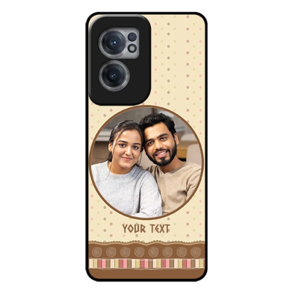 OnePlus Nord CE 2 5G Custom Glass Mobile Case - Brown Dotted Mobile Case Design OnePlus Nord CE 2 5G Custom Glass Mobile Case - Brown Dotted Mobile Case Design
