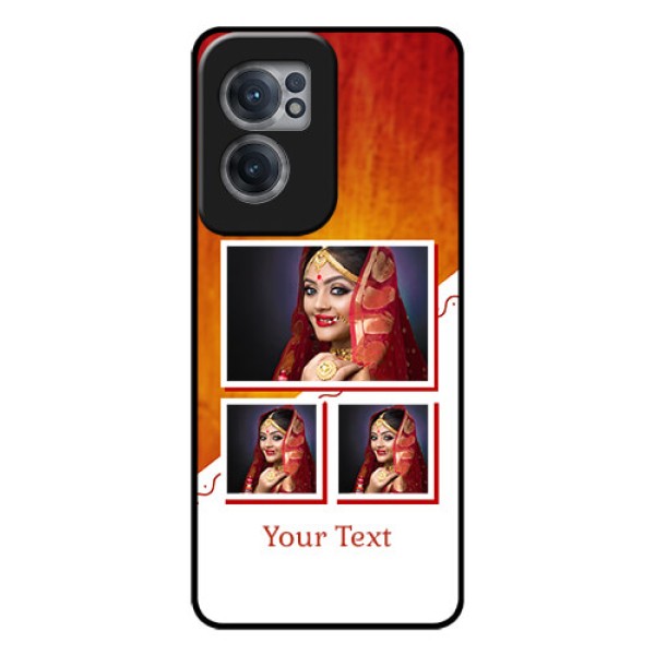 OnePlus Nord CE 2 5G Custom Glass Phone Case - Wedding Memories Design