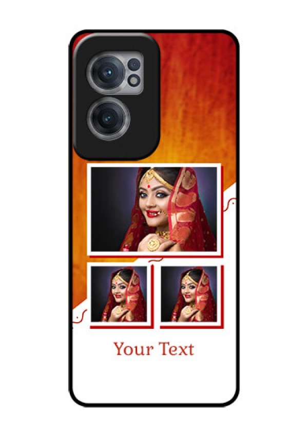 OnePlus Nord CE 2 5G Custom Glass Phone Case - Wedding Memories Design