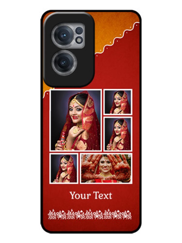 Custom OnePlus Nord CE 2 5G Personalized Glass Phone Case - Wedding Pic Upload Design