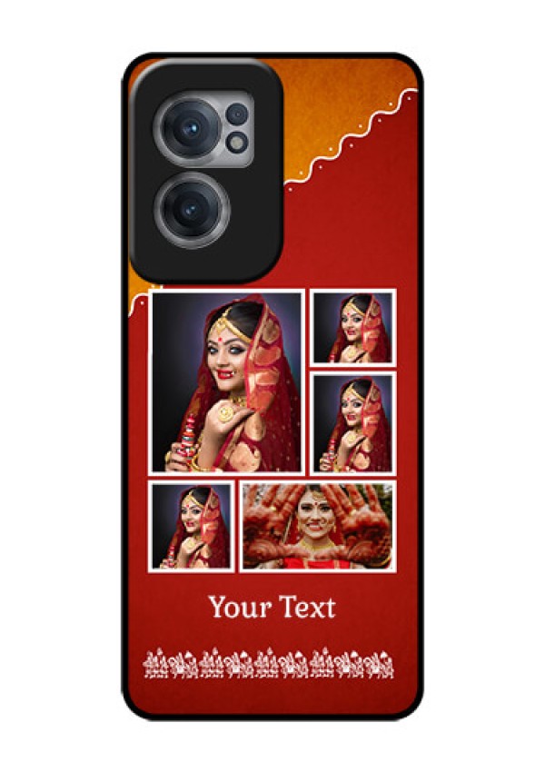 OnePlus Nord CE 2 5G Personalized Glass Phone Case - Wedding Pic Upload Design