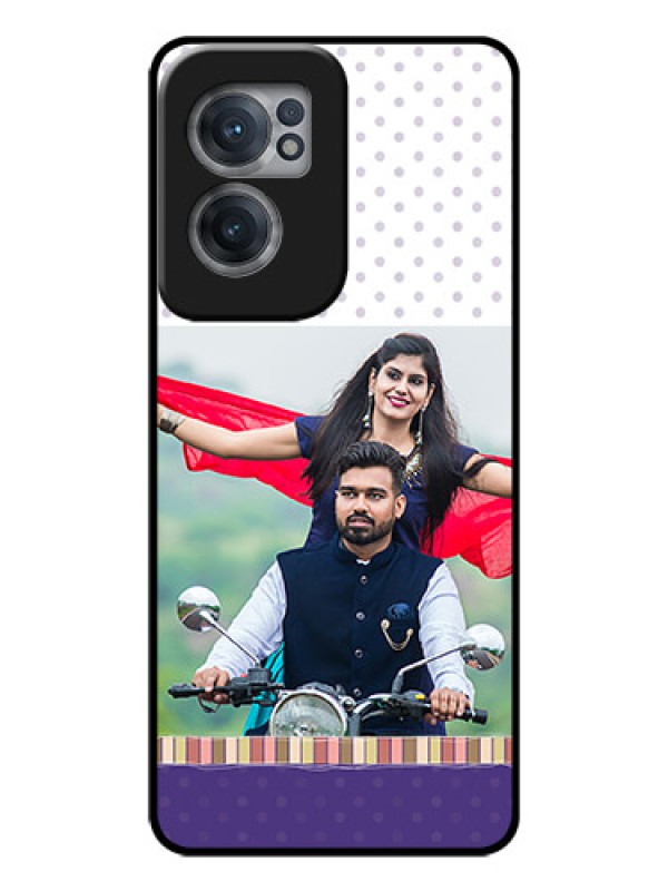 Custom OnePlus Nord CE 2 5G Photo Printing on Glass Case - Cute Family Design