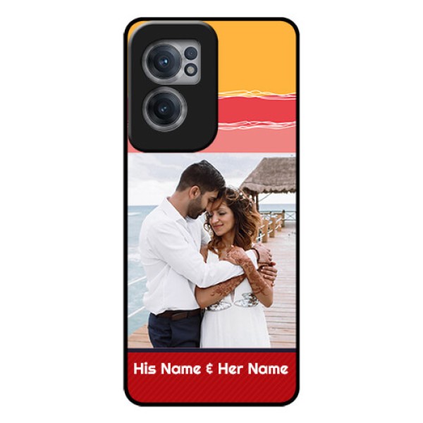 OnePlus Nord CE 2 5G Custom Glass Mobile Case - Colorful Case Design