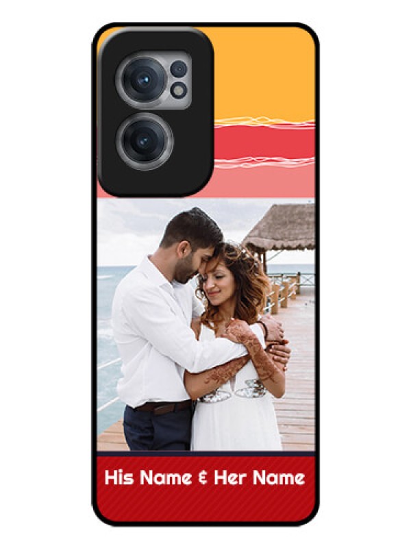 Custom OnePlus Nord CE 2 5G Custom Glass Mobile Case - Colorful Case Design