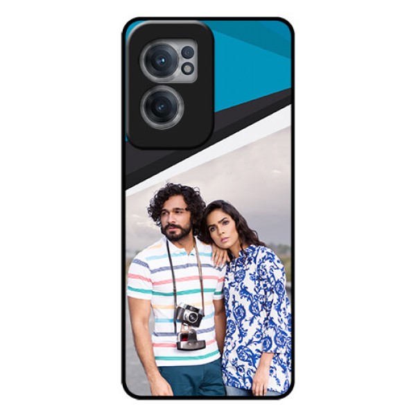 OnePlus Nord CE 2 5G Photo Printing on Glass Case - Simple Pattern Photo Upload Design