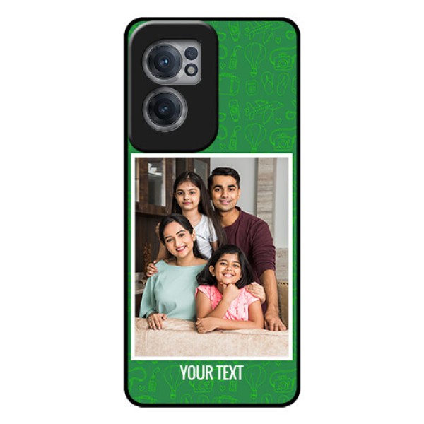 OnePlus Nord CE 2 5G Personalized Glass Phone Case - Picture Upload Design