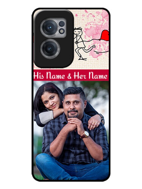Custom OnePlus Nord CE 2 5G Photo Printing on Glass Case - You and Me Case Design