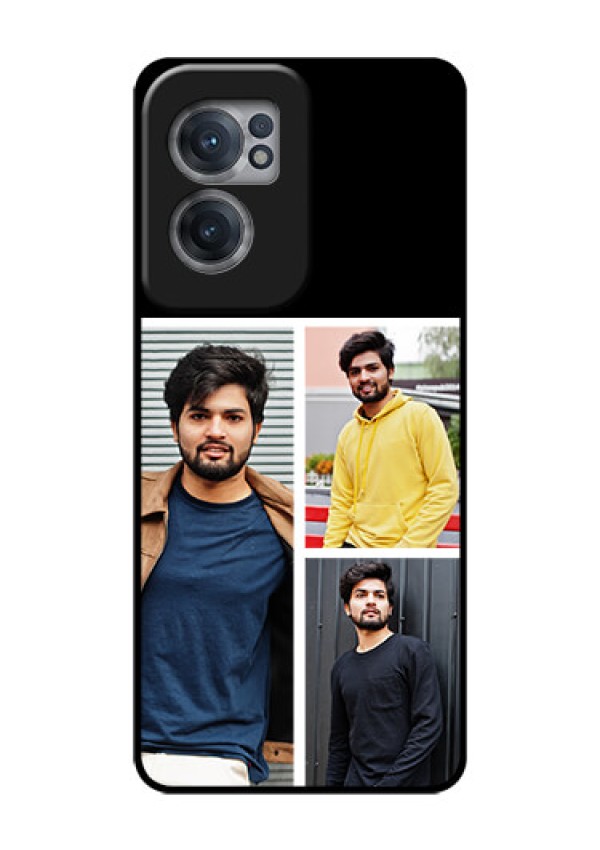 OnePlus Nord CE 2 5G Photo Printing on Glass Case - Upload Multiple Picture Design