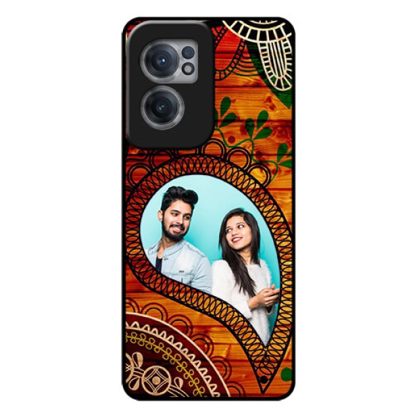 OnePlus Nord CE 2 5G Personalized Glass Phone Case - Abstract Colorful Design