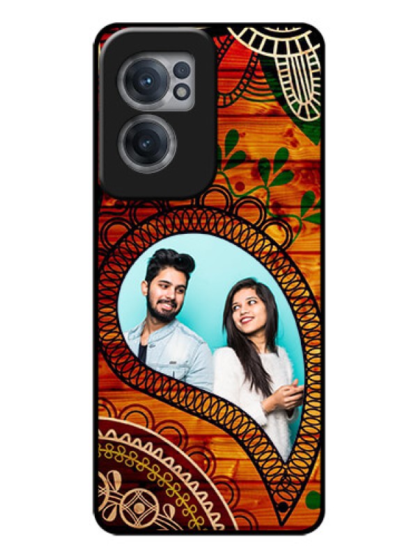 Custom OnePlus Nord CE 2 5G Personalized Glass Phone Case - Abstract Colorful Design