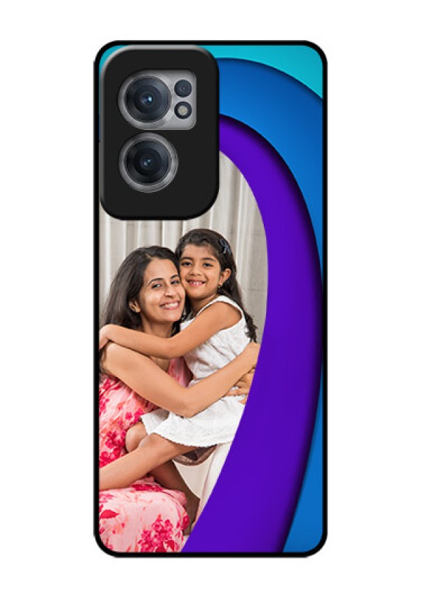OnePlus Nord CE 2 5G Photo Printing on Glass Case - Simple Pattern Design