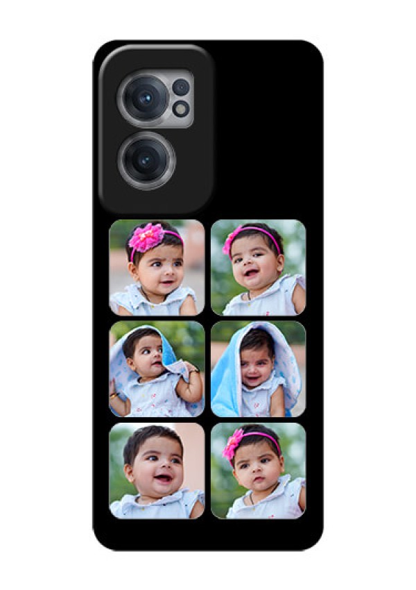 OnePlus Nord CE 2 5G Photo Printing on Glass Case - Multiple Pictures Design