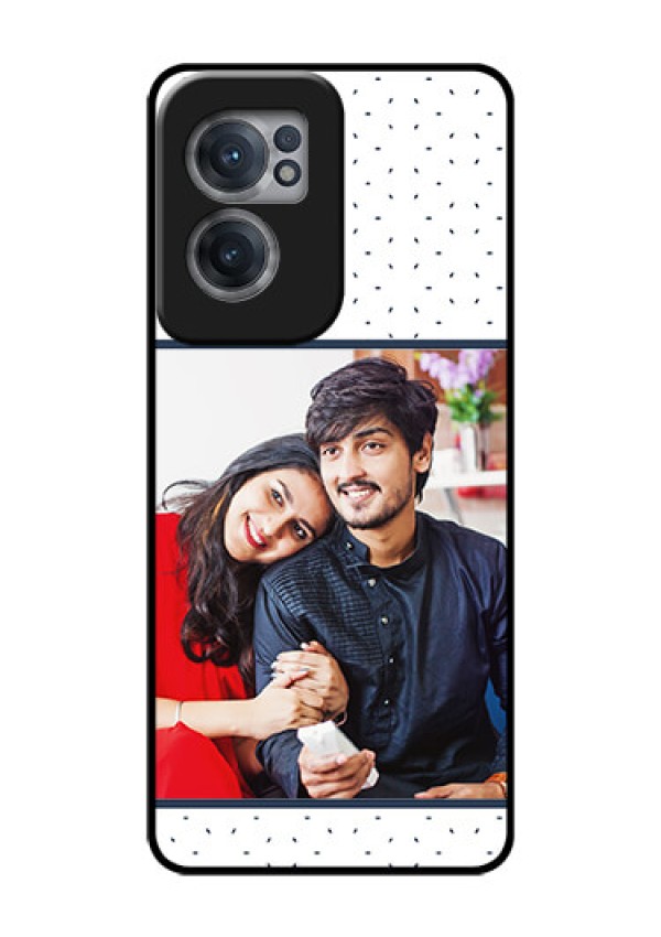 OnePlus Nord CE 2 5G Personalized Glass Phone Case - Premium Dot Design