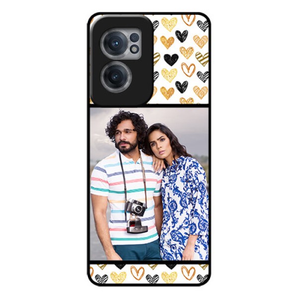OnePlus Nord CE 2 5G Photo Printing on Glass Case - Love Symbol Design