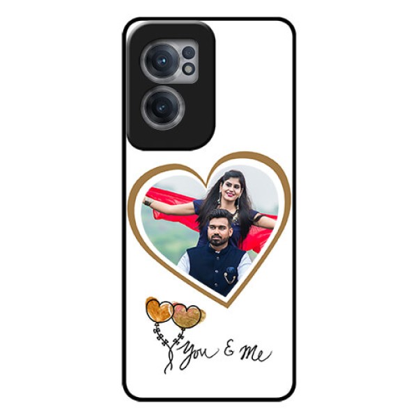 OnePlus Nord CE 2 5G Custom Glass Mobile Case - You & Me Design