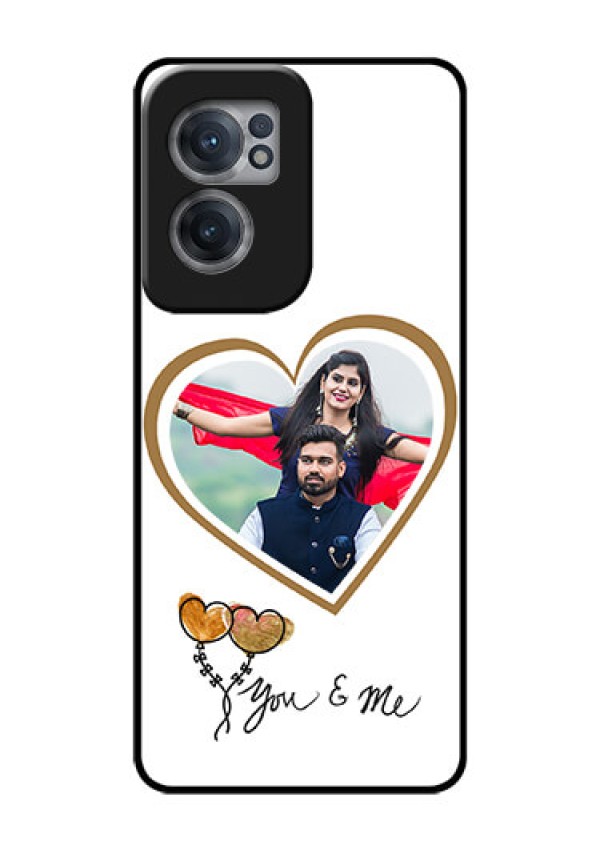 OnePlus Nord CE 2 5G Custom Glass Mobile Case - You & Me Design