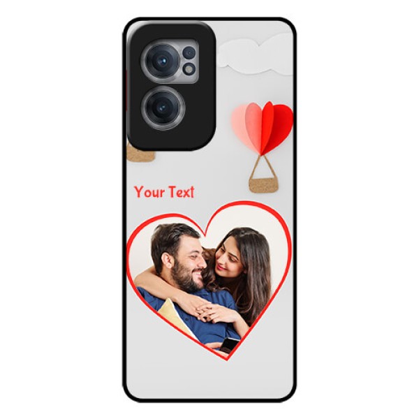 OnePlus Nord CE 2 5G Custom Glass Mobile Case - Parachute Love Design
