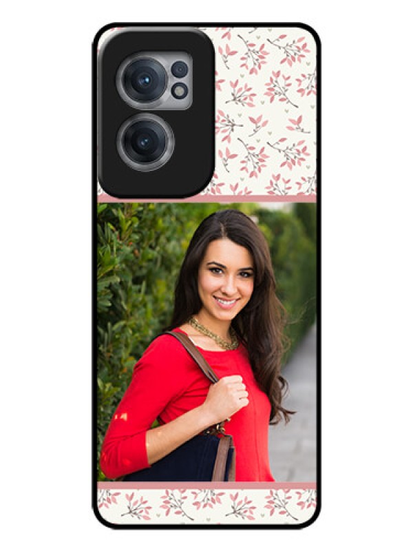 Custom OnePlus Nord CE 2 5G Custom Glass Phone Case - Premium Floral Design