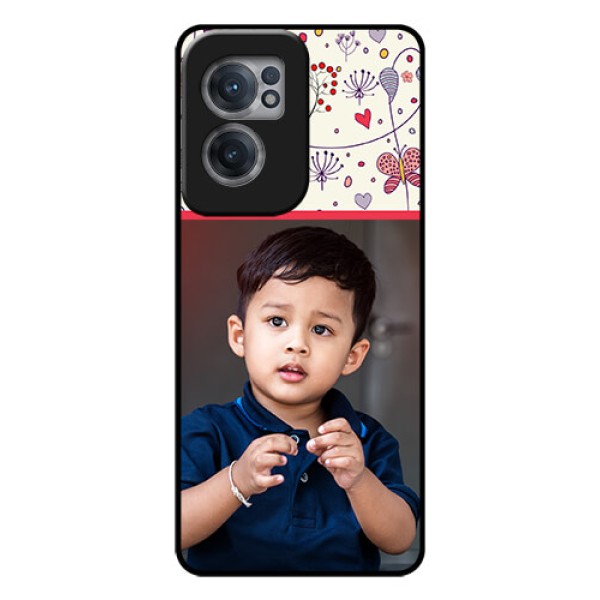 OnePlus Nord CE 2 5G Custom Glass Mobile Case - Premium Floral Design