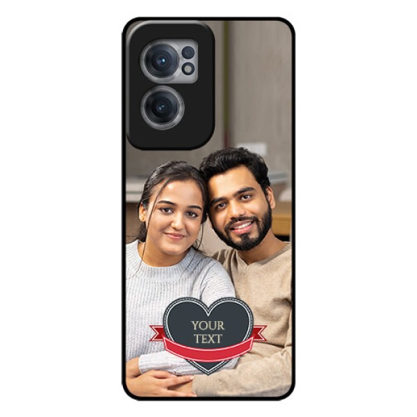 OnePlus Nord CE 2 5G Custom Glass Phone Case - Just Married Couple Design