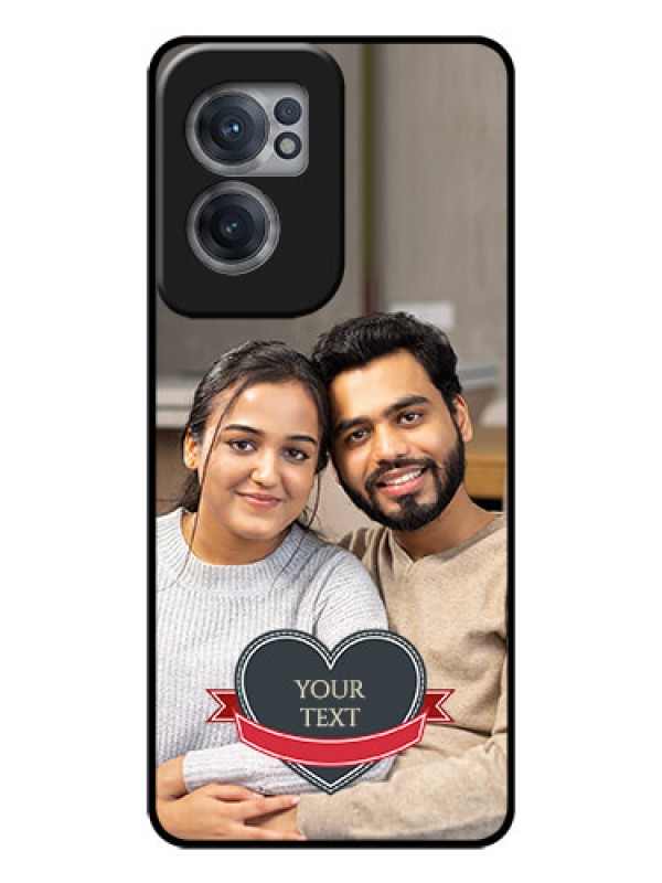 Custom OnePlus Nord CE 2 5G Custom Glass Phone Case - Just Married Couple Design