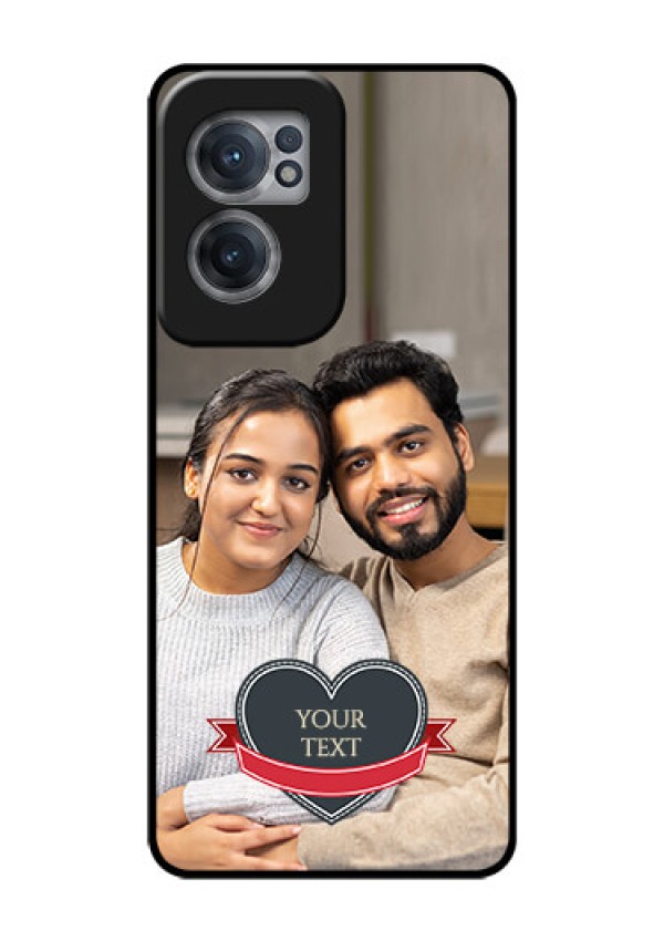 OnePlus Nord CE 2 5G Custom Glass Phone Case - Just Married Couple Design