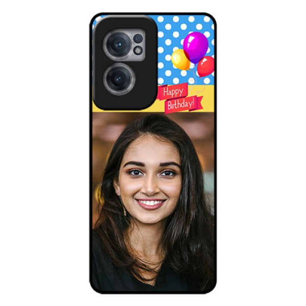 OnePlus Nord CE 2 5G Custom Glass Mobile Case - Happy Birthday Design