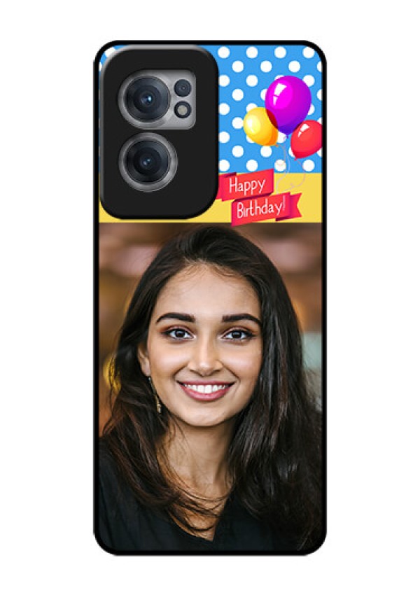 OnePlus Nord CE 2 5G Custom Glass Mobile Case - Happy Birthday Design