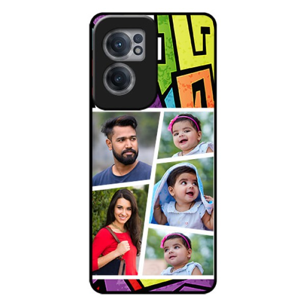 OnePlus Nord CE 2 5G Custom Glass Phone Case - Graffiti pattern Design OnePlus Nord CE 2 5G Custom Glass Phone Case - Graffiti pattern Design