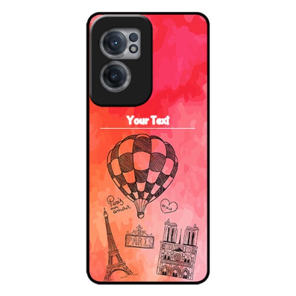 OnePlus Nord CE 2 5G Custom Glass Phone Case - Paris Theme Design