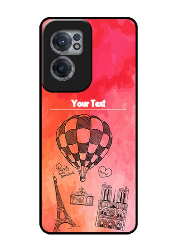 OnePlus Nord CE 2 5G Custom Glass Phone Case - Paris Theme Design