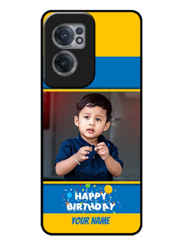 Custom OnePlus Nord CE 2 5G Custom Glass Mobile Case - Birthday Wishes Design