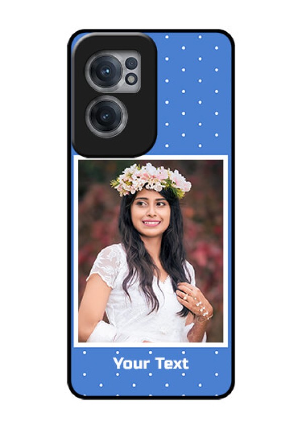 OnePlus Nord CE 2 5G Photo Printing on Glass Case - Polka dots design